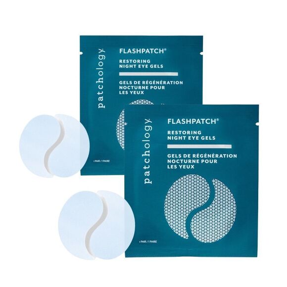 $5❤️🔥 LAST 1! Patchology FlashPatch Night Restoring Eye Gels Mask 👁️ NEW 2PK - Picture 2 of 7
